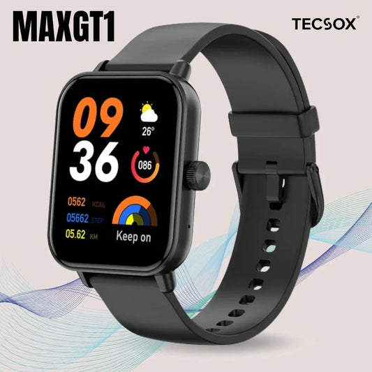 Shoptzy MaxGT1 Smart Watch | AI Voice Assistant | 1.9” IPS Display | BT Calling