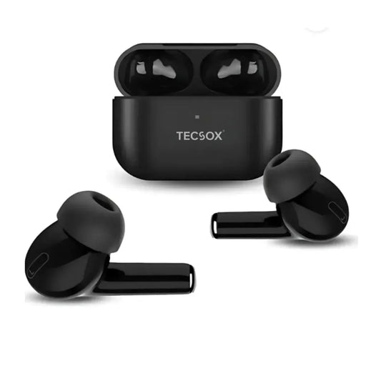 Order Shoptzy TecPod Pro Black Matte Bluetooth Earbuds | Deep Bass | Under ₹1000