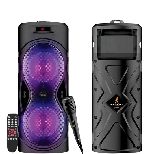 Shoptzy Rockstar Speaker | High-Power 40W Audio with Enhanced Bass