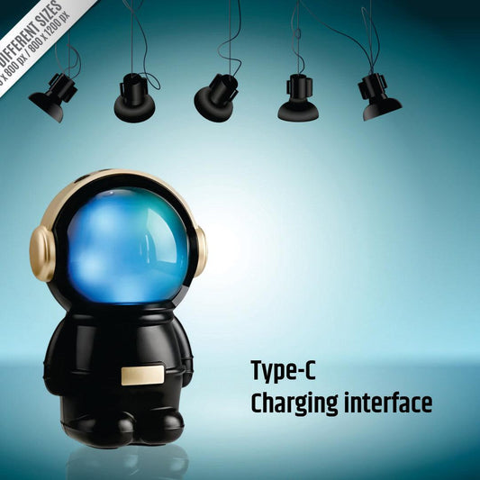 Spaceman Bluetooth Speaker | 7W Speaker | 6 Hours Battery - TecSox