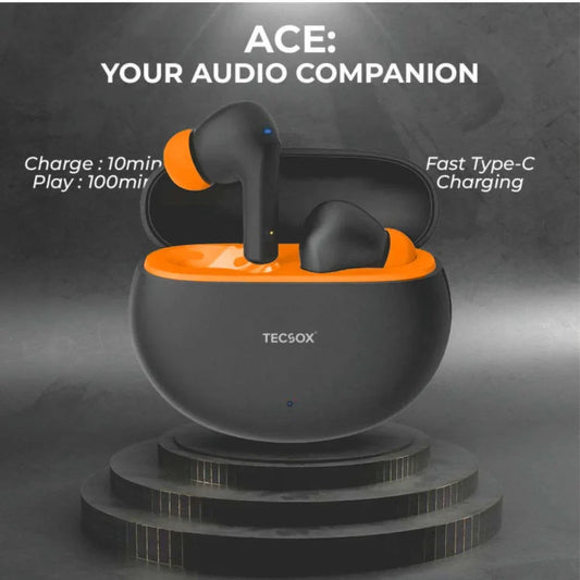 Shoptzy ACE Wireless Earbuds | Clear Audio with 20 Hrs Playback