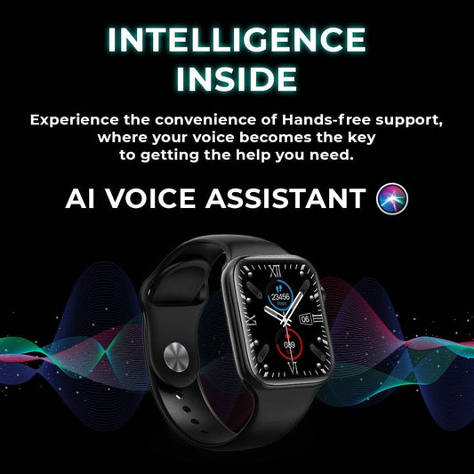 Get Thrill Smart Watch | 2.19" HD Display + Water Resistant - TecSox