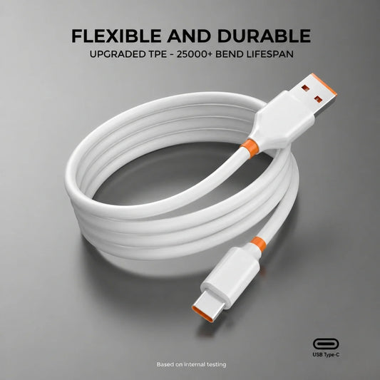 6Amp USB to Type-C Cable for Fast Charging
