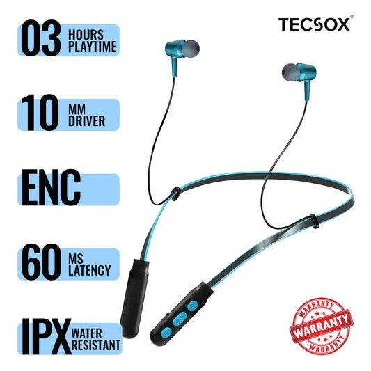 Buy Shoptzy B11 Wireless Bluetooth Neckband | High-Performance Audio & Strong Bass