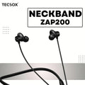 Shoptzy Zap200 Wireless Neckband | Powerful Bass | Up to 40 Hours | IPX Rated 12