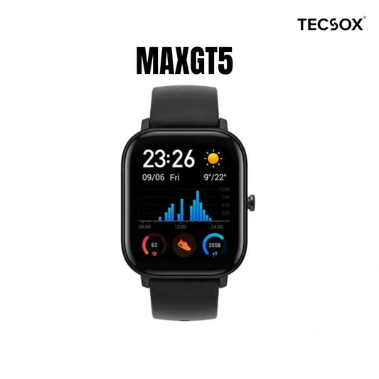 Shoptzy MaxGT5 Smart Watch | 1.75" IPS Screen | 12 Sports Tracking Modes