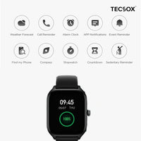 Shoptzy MaxGT5 Smart Watch | 1.75" IPS Screen | 12 Sports Tracking Modes
