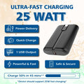 Shoptzy Force 10 Fast-Charging Powerbank | Full Charge in 90 Minutes | 10000 mAh 7
