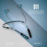 Buy Shoptzy B11 Wireless Bluetooth Neckband | High-Performance Audio & Strong Bass