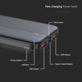 TecSox 10000 mAh Mini Pocket Size Power Bank | 25W 6