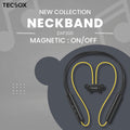Shoptzy Zap300 Wireless Neckband | ENC Support | 40 Hours Battery | IPX Rated 6