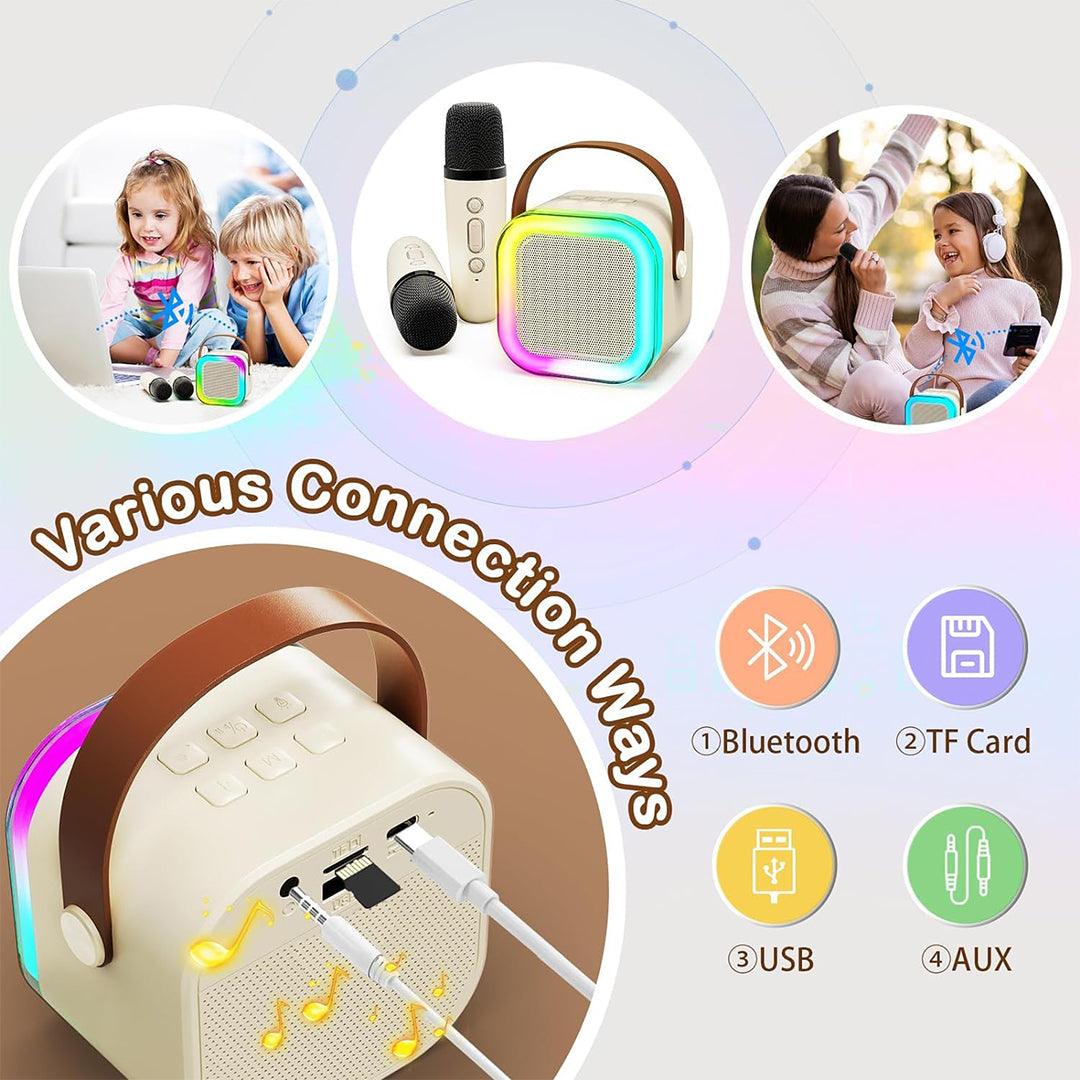 Order Karaoke Mic with Speaker & Voice Changing Option - TecSox