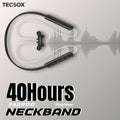 Shoptzy Zap300 Wireless Neckband | ENC Support | 40 Hours Battery | IPX Rated 1