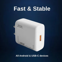 Buy Shoptzy 100W Fast Charger | VOOC Support for Android Phones