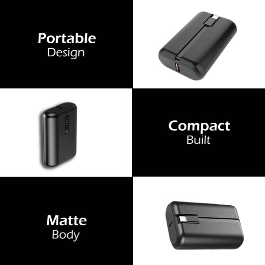 TecSox Force 10 Powerbank | 100% in 90 Mins | 10000 mAh - TecSox