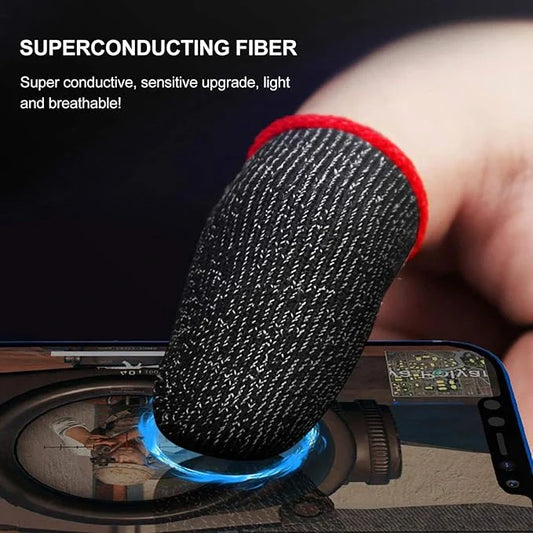 Shoptzy Anti-Sweat Gaming Finger Sleeve | Smooth Touch & High Sensitivity