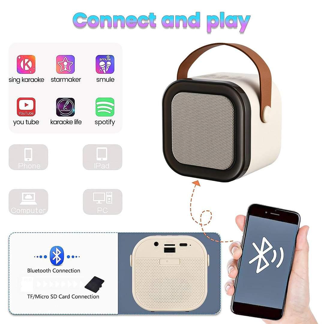 Order Karaoke Mic with Speaker & Voice Changing Option - TecSox