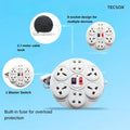 Shoptzy 8-Pin Extension Board with Master Switch | 2.7 m Cable | Fuse Protection | International Sockets 6
