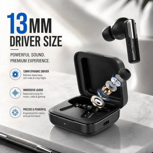 Buy Futurix X1 Bluetooth Earbuds | Deep Bass | 40-hour playtime