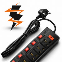 Shoptzy 6-Socket Extension Board | 2.7 Meter Long Cord | Budget Friendly