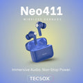 Buy Shoptzy Neo411 Wireless Earbuds with Deep Bass & Comfortable Fit 8