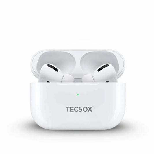 Buy Shoptzy TecPod Max White Bluetooth Earbuds | Powerful Deep Bass | 30-Hour Playback