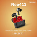 Buy Shoptzy Neo411 Wireless Earbuds with Deep Bass & Comfortable Fit 10