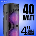 Shoptzy Rockstar Speaker | High-Power 40W Audio with Enhanced Bass 7