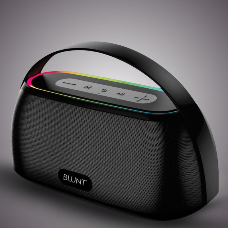 BLUNT SOUNDWAVE T4 – 18W RGB Bluetooth Speaker with 12H Playtime, TWS, FM & RGB Lights