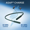 Shoptzy Spark711 Neckband Earphones | ENC Mic | 30Hr Playback | Water-Resistant IPX 13